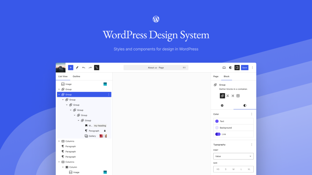 WordPress Design System в Figma